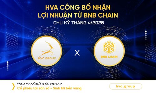 HVA CÔNG BỐ NHẬN LỢI NHUẬN TỪ BNB CHAIN CHU KỲ THÁNG 04/2025
