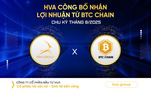 HVA CÔNG BỐ NHẬN LỢI NHUẬN TỪ BTC CHU KỲ THÁNG 08/2025