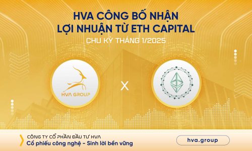 HVA CÔNG BỐ NHẬN LỢI NHUẬN TỪ ETH CHU KỲ THÁNG 01/2025