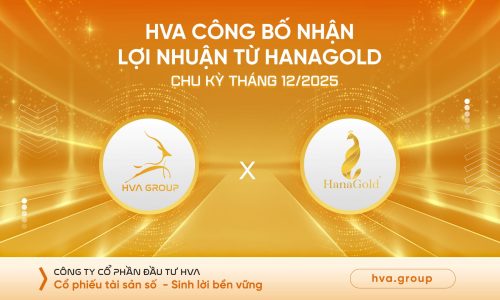 HVA announces receipt of profits from HANAGOLD for the December 2025 cycle. 