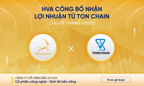 HVA CÔNG BỐ NHẬN LỢI NHUẬN TỪ TON (THE OPEN NETWORK) CHU KỲ THÁNG 01/2025