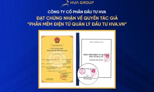 HVA Đạt Chứng Nhận Quyền Tác Giả Phần Mềm Điện Tử HVA.VN