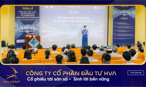 HVA Group at the seminar "Application of Artificial Intelligence in the Development of Digital Government" – Partnering to build a digital future for the Mekong Delta.