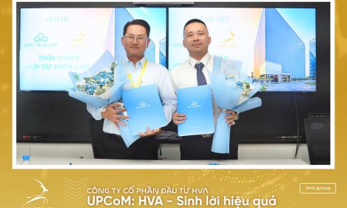 Strategic cooperation signing ceremony between HVA and CMC TELECOM