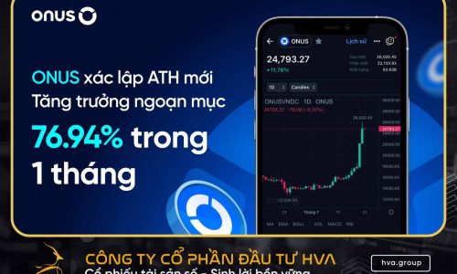 ONUS Thiết Lập ATH Mới: Tăng Trưởng 76.94% Trong 1 Tháng