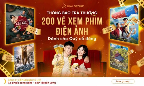 Thông Báo Trả Thưởng 200 Vé Xem Phim Điện Ảnh Dành Cho Quý Cổ Đông