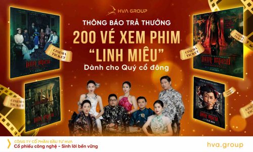 Thông Báo Trả Thưởng 200 Vé Xem Phim "Linh Miêu" Dành Cho Quý Cổ Đông
