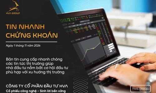 TIN NHANH CHỨNG KHOÁN NGÀY 01/11/2024