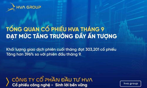 TỔNG QUAN CỔ PHIẾU HVA THÁNG 9: ĐẠT MỨC TĂNG TRƯỞNG ĐẦY ẤN TƯỢNG